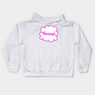 Hannah. Female name. Kids Hoodie